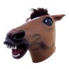 Máscara Caballo Brown Horseman Animales Halloween Ghoulish Color Café