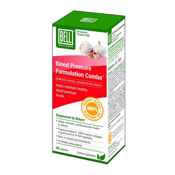 Bell Lifestyle Products BLOOD PRESSURE FORMULATION COMBO, 60CP