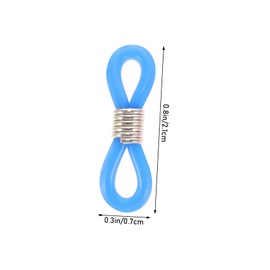 Operitacx 50stücke Silikon Brillenringe Stabiler Brillenhalter Für Erwachsene Für Sport Und Alltag Sorgt Für Festen Sitz Brille Farbenfrohe Silikon-eyewear Ohrhaken