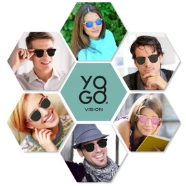 Polarized Sunglasses for Women Men Semi Rimless Retro Classic Trendy Sunglasses 100% UV Protection (3Pack)