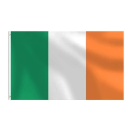 Irish Flag 3x5 FT Heavy Duty Ireland Flag Double Stitched Vivid Color Fade Proof Outdoor Decor With Brass Grommets(Ireland)