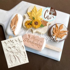 Unbranded Assorted Leaves Big Silicone Mold, 12 different cavities