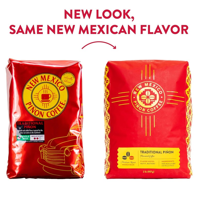 New Mexico Piñon Coffee Naturally Flavored Coffee (Traditional Piñon Whole