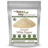 The Spice Way Ground White Pepper - (4 oz) pure