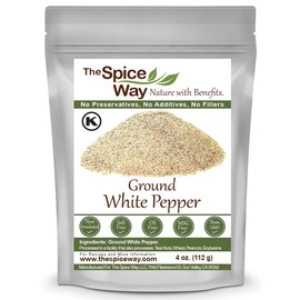 The Spice Way Ground White Pepper - (4 oz) pure pepper powder