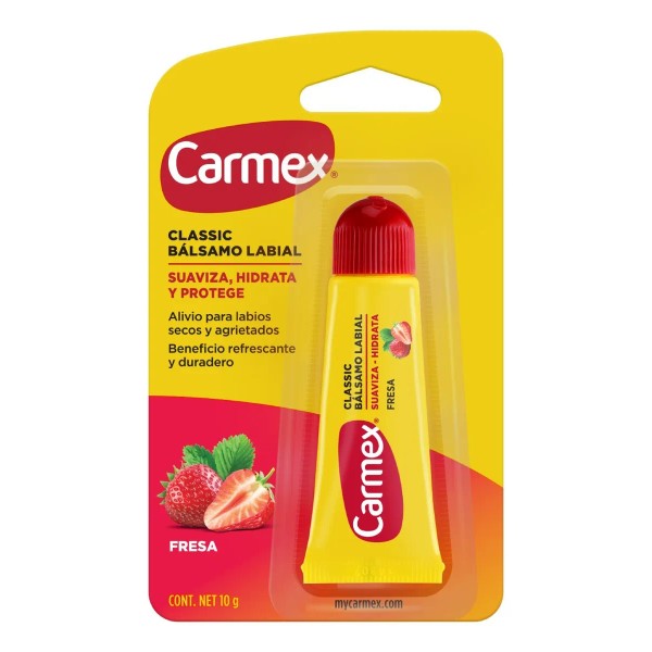 Balsamo Labial Carmex Fresa Tubo