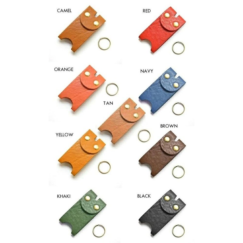 Crossroad Key Cover, Leather Gadget, Tochigi Leather, Genuine Leather, Men's,