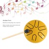 Steel Tongue Drum Mini Handpan Drum with Drumstick 6 Notes