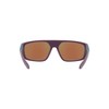 Arnette Men's AN4304 Heist 3.0 Rectangular Sunglasses, Matte Purple/Light Grey