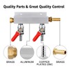 MRbrew Gas Manifold, CO2 Gas Distributor, 5/16'' Barb Fitting Beer