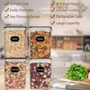 Wildone Large Food Storage Containers 5.2L /175oz, 4 Piece BPA
