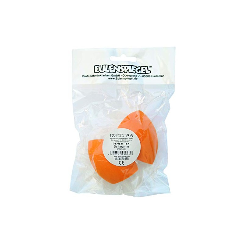 Eulenspiegel 990209 - Perfect Tan Sponge, Teardrop Shape, Make-Up Sponge,
