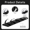 Wesiti 2 Pack Wall Mounted Coat Rack, Floating Door Wall