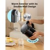 COMFEE' Electric Kettle and Tea Kettle, 1.5L Double Wall, Stainless