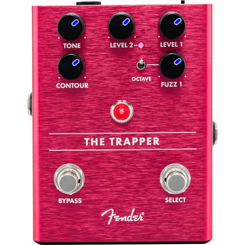 Fender The Trapper Dual Fuzz Pedal Bundle with Power Supply,
