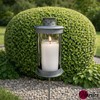 Mariles Lantern on Pole Ground Spike Handle for Standing Weatherproof