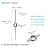 CoCud Die Stock Wrench, Fit M16-M20 / 31mm-45mm (OD) Round