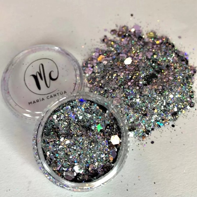 María Cantúa Torre De Colección Chunky Glitter Noche May