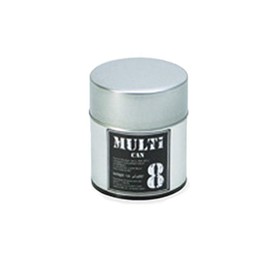 Yamako 842070 MULTICAN Tea Canister, Small, Made in Japan, Silver