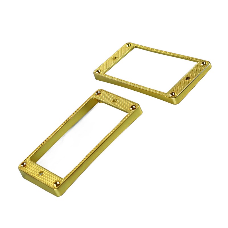 2PCS Guitar Pickup Frame Metal Bridge and Neck Pickups Cover