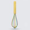 ExcelSteel Silicone Stainless Steel whisks, 10", Tri-color