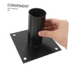 Levemolo 1set Heavy Duty Post Base Support for Fence Repair
