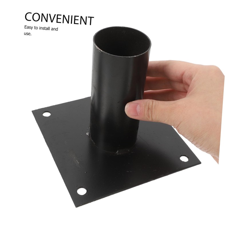 Levemolo 1set Heavy Duty Post Base Support for Fence Repair