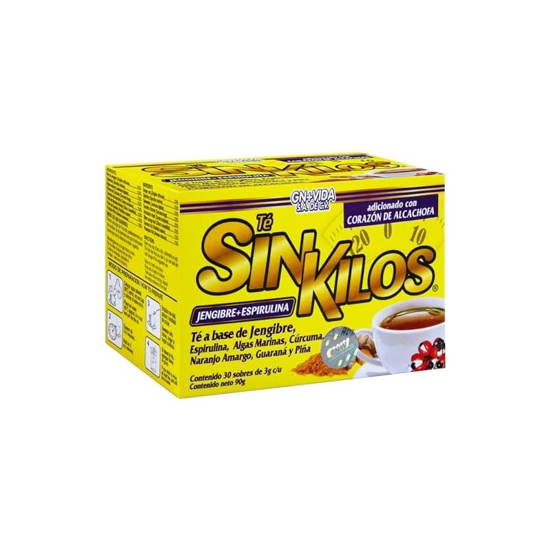 GN+VIDA Té Sin Kilos con 30 sobres 3g