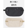 LeTradeJP Anti-Theft Bag, Waist Bag, Invisible Thin, Passport Bag, Anti-theft