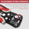 BOOSDEN Pinzas de pelacables automática, Pelacables y herramienta de engaste