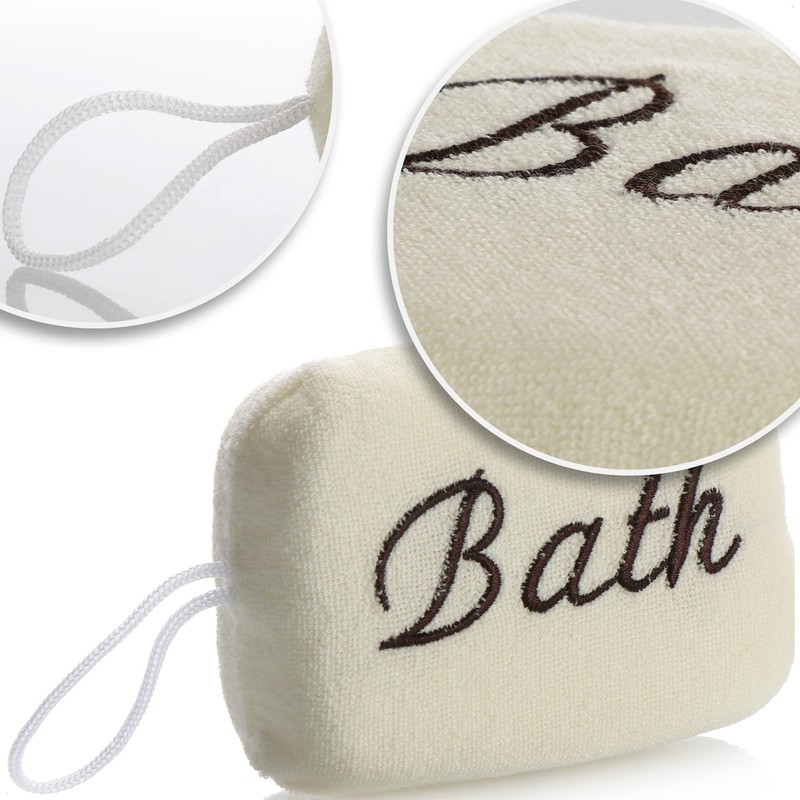 com-four® 6-Piece Bath Brush Set for Men and Women -