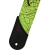 Jackson Cracked Mirror Strap, Guitar Accessories, Green, 2in