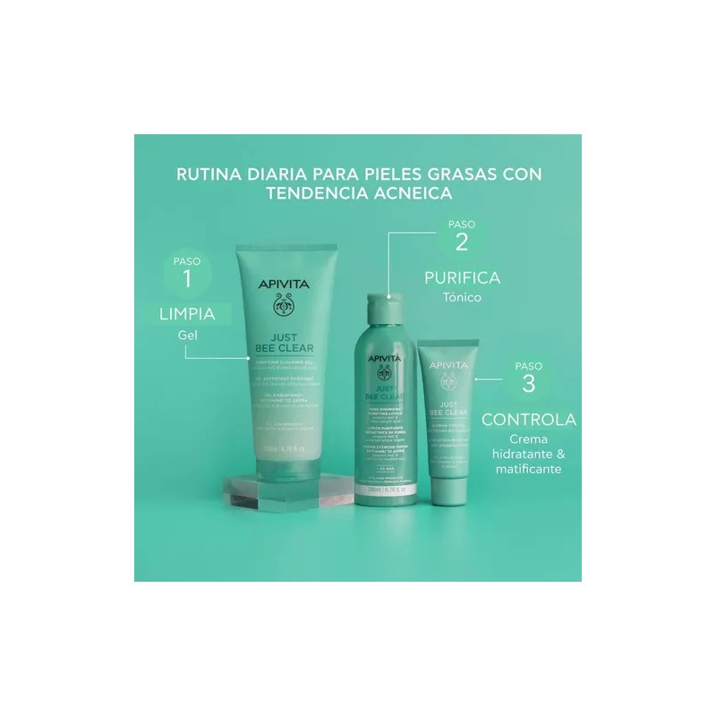 Tónico Purificante Minimizador Poros Just Bee Clear 200ml Momento De