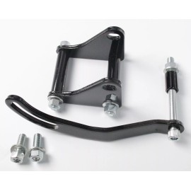 espeedpro21 Small Block Chevy Black Steel Power Steering Bracket Saginaw Pumps SBC 350 327