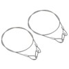 PATIKIL Stainless Steel Safety Cable 39"/100cm, 2Pcs 4mm Security Wire