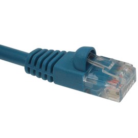 SF Cable 200ft Cat 6 Unshielded (UTP) Ethernet Network Cable, RJ45 Plugs, 24AWG 4pair Stranded Copper Wire, 550Mhz Snagless Patch Cable - Blue