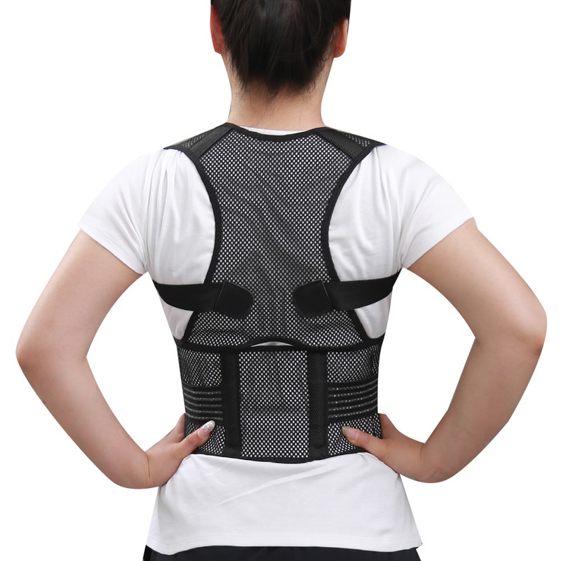 Posture Corrector Thin Mesh Cloth Shoulder Back Waist Wrap Brace