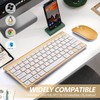 Wireless Keyboard and Mouse Combo, Compact Quiet Wireless Keyboard and