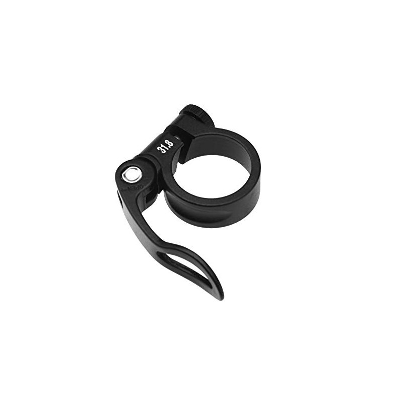 31.8mm Quick Release Bicycle Mountain Bike Seat Clamp Black Aluminum