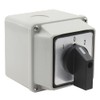 Closed Toggle Switch, 20 A, 3 Positions, 12 Terminals, 380