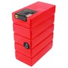 WestonBoxes Plastic Storage Boxes with Lids for Pens, Pencils and