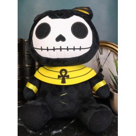 Egyptian Deity God Anubis Furrybones Skeleton Plush Toy Doll 11"H Furry Bones