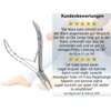 Toenail Nippers for Ingrowing Toenails – Stainless Steel – Ergonomic Handle – 12.5 cm