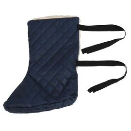 Warm Leg Cast Sleeve Washable Soft Elastic Leg Foot Cast Sock Protector with Adjustable Strap Short