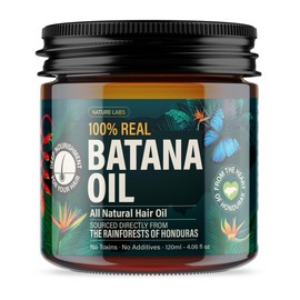 Nature Labs 100% Real Cold Pressed Batana Oil, All-Natural Hair Oil, Sourced Directly from Honduras, 120ml