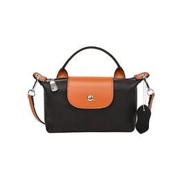 Whatna 35699 Cow Leather Mini Shoulder Bag, Women's, Tote Bag, Handheld Bag, Mother's Bag, Small, Book, Leather, Thick, Leather, Lightweight, Shoulder Bag, Mini Bag, Women's, Work, Travel, Smartphone