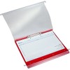 Suspension File with 2 Ring Mechanism and C Profile (Red)
