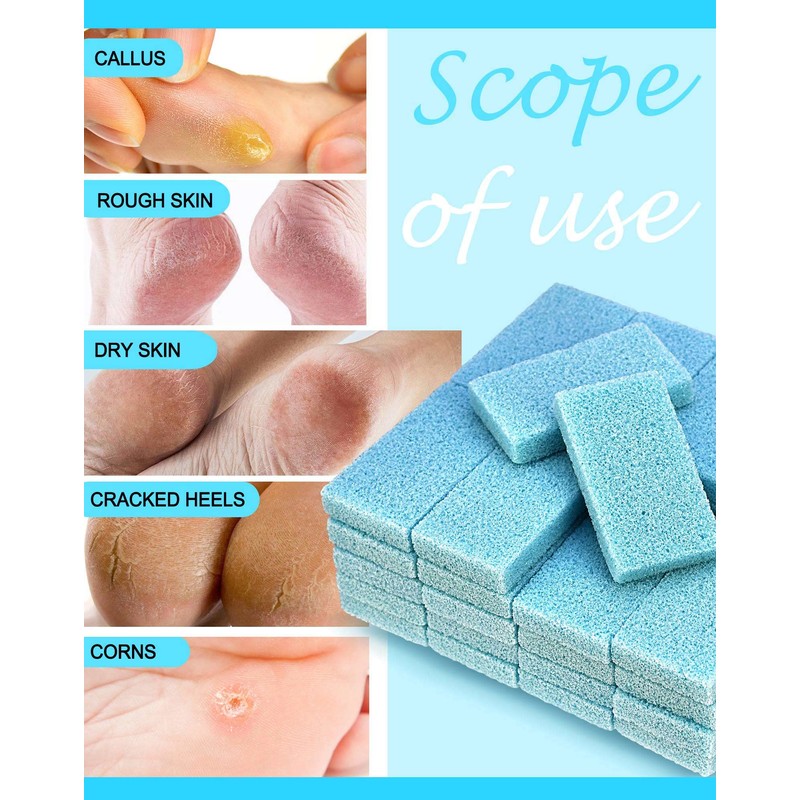 Maryton Disposable Foot Scrubber Pumice Pads, Pedicure Pumice Stone Dead