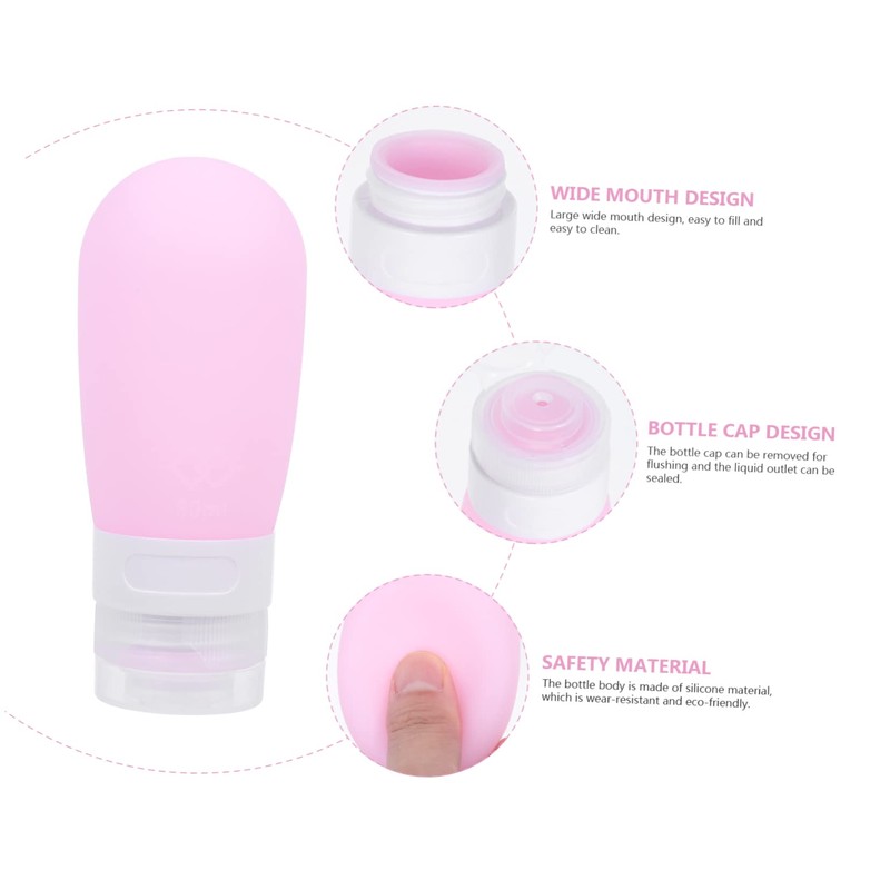 FOMIYES 3 Sets Travel Bottle Set Toiletry Bottles Portable and