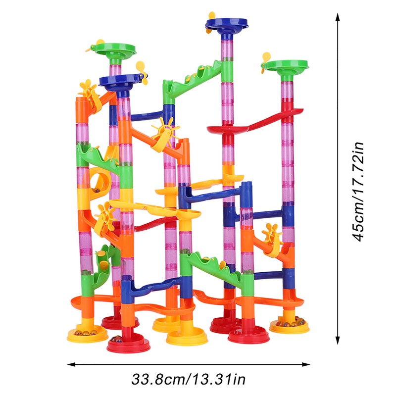 Creative DIY Marble Race Run Maze Balls Track Blocks Educational